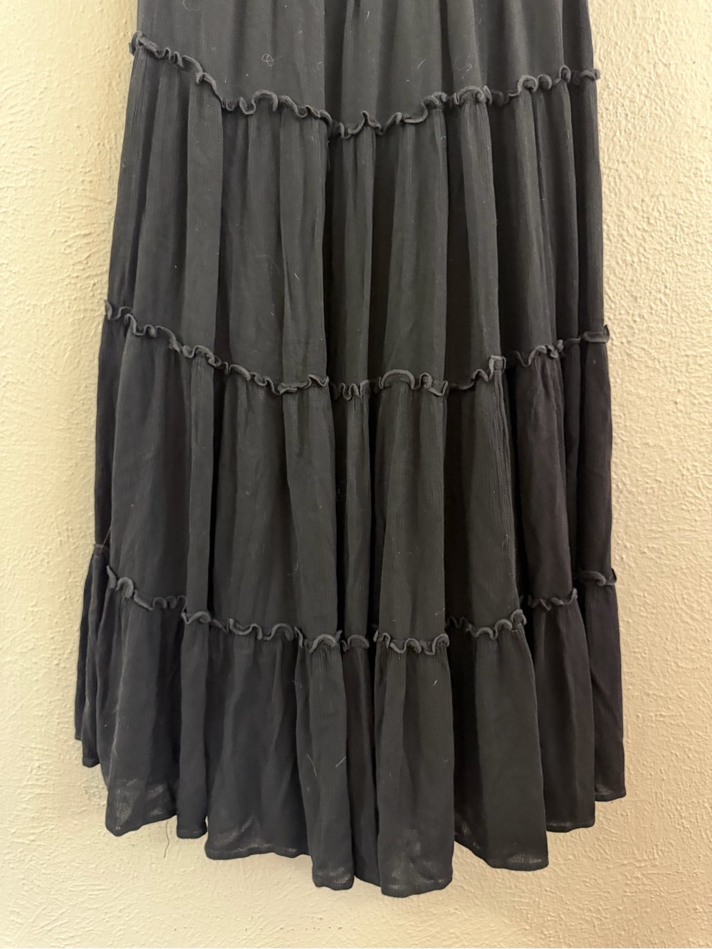 Princess Polly black maxi tiered ruffle skirt - Picture 4 of 7